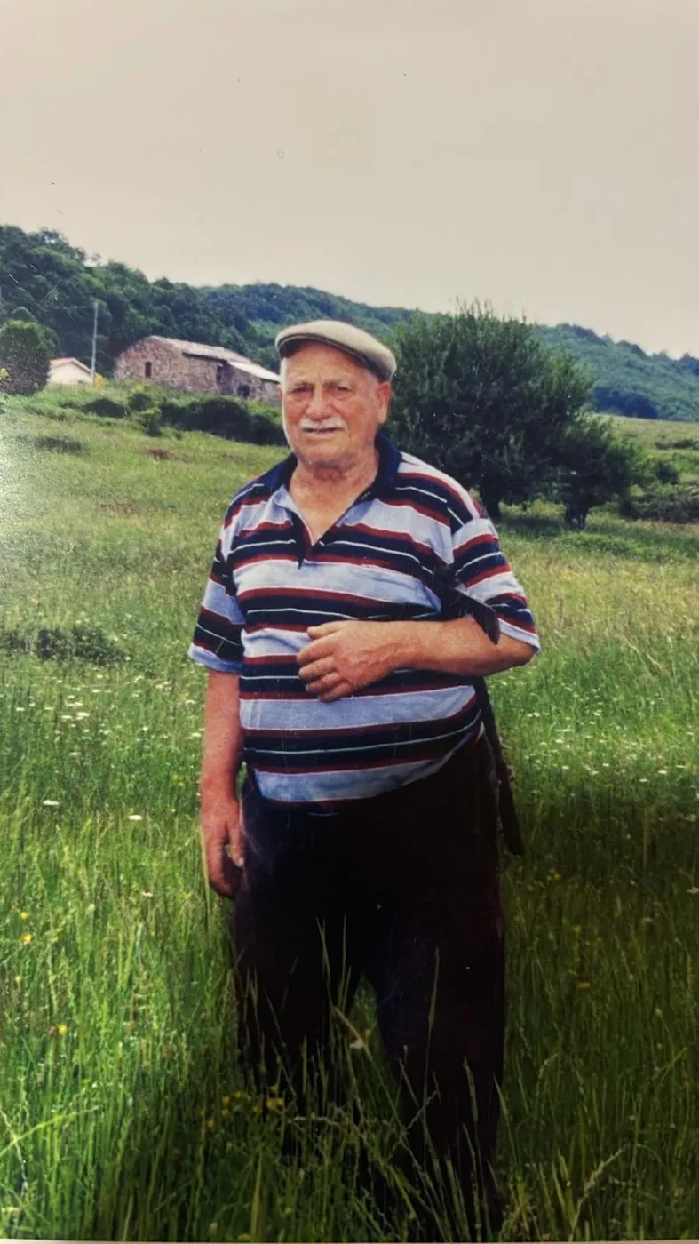Il nonno, fondatore dell'azienda agricola Santani
